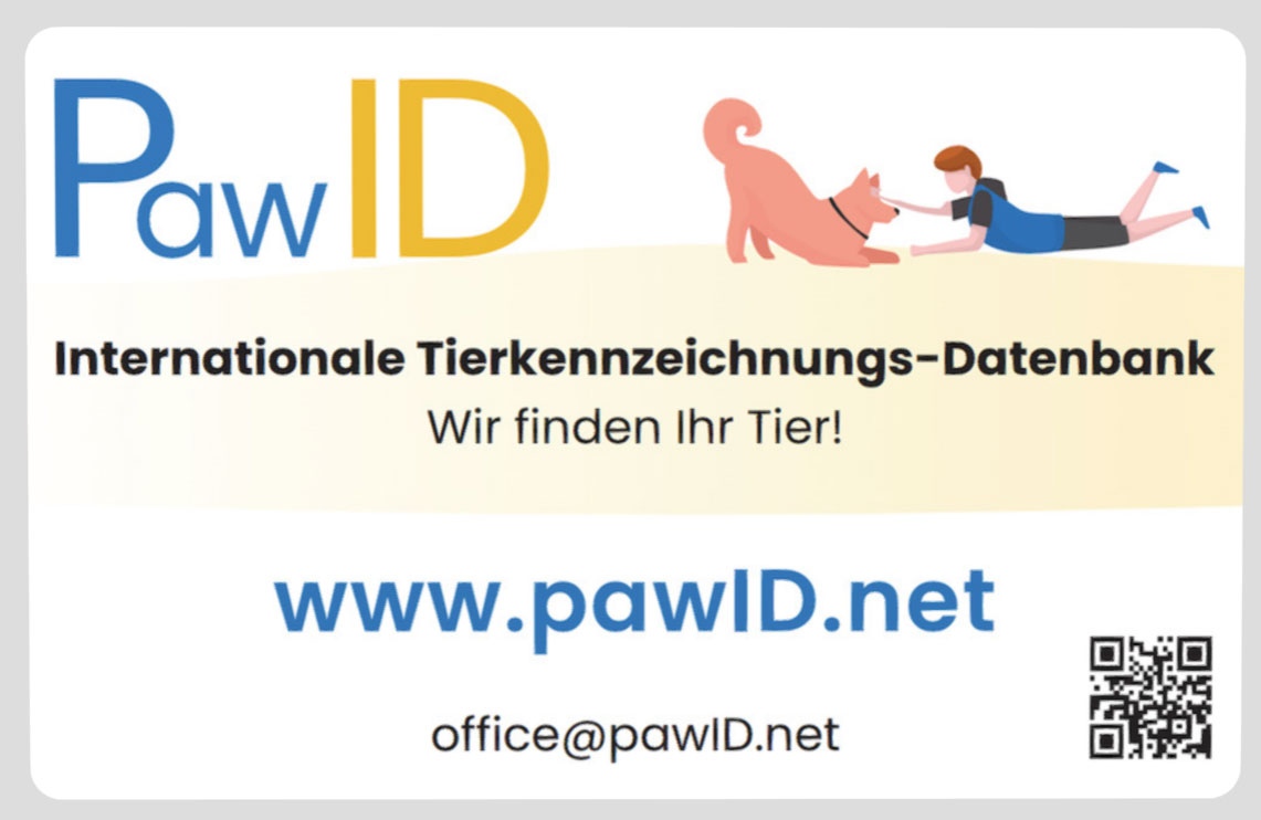 Farbige PawID-Card Vorderseite